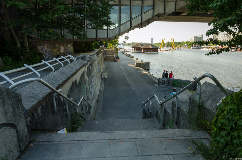 Stiegenaufgang Treppelweg Schönwetter