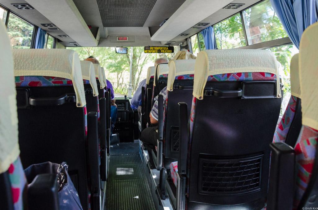 im Bus nach Pietrapertosa