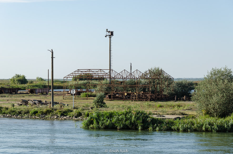 Ziel erreicht: km-0 Anzeige in Sulina