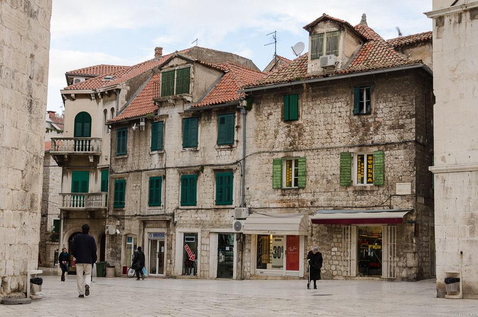 Häuser in der Altstadt von Split