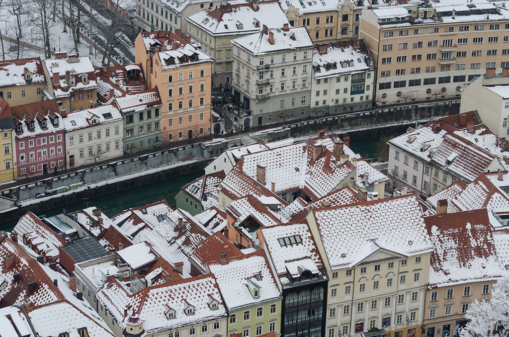 Dächer Ljubljana