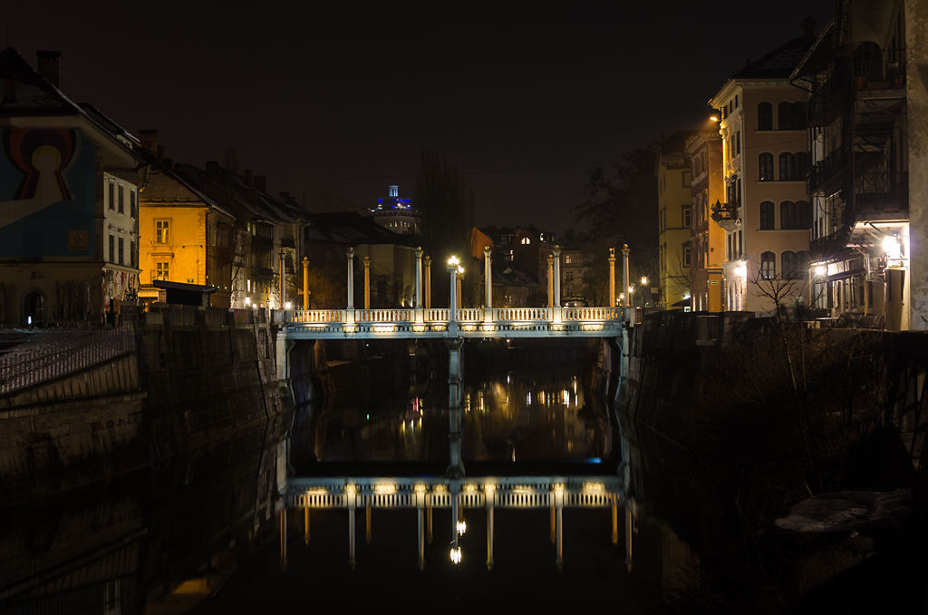 Čevljarski most bei Nacht