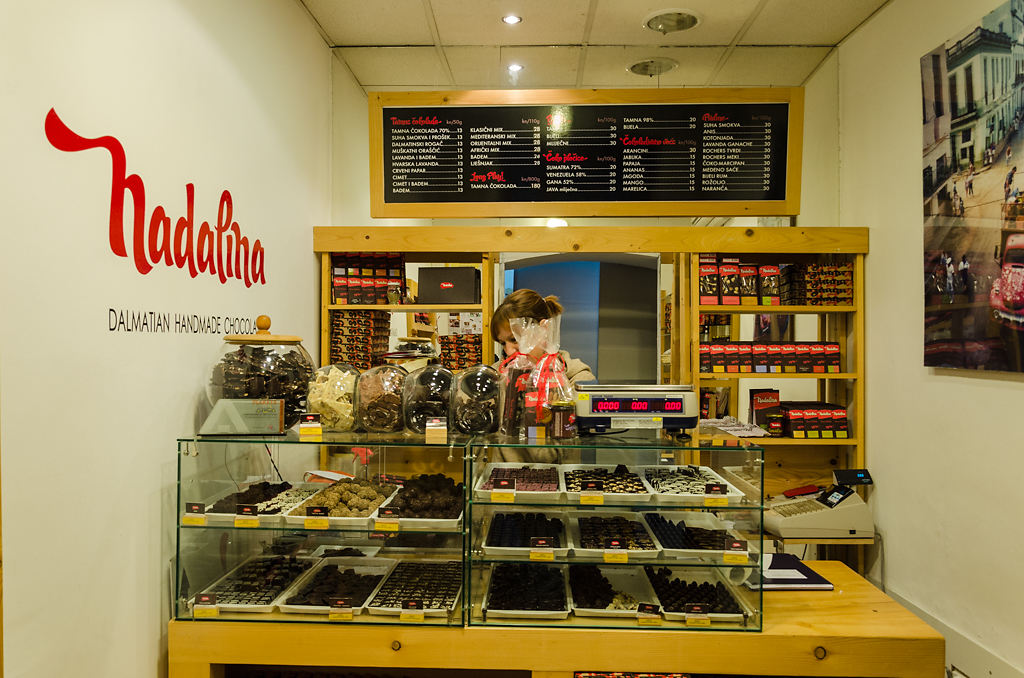 Schokoladegeschäft in Split