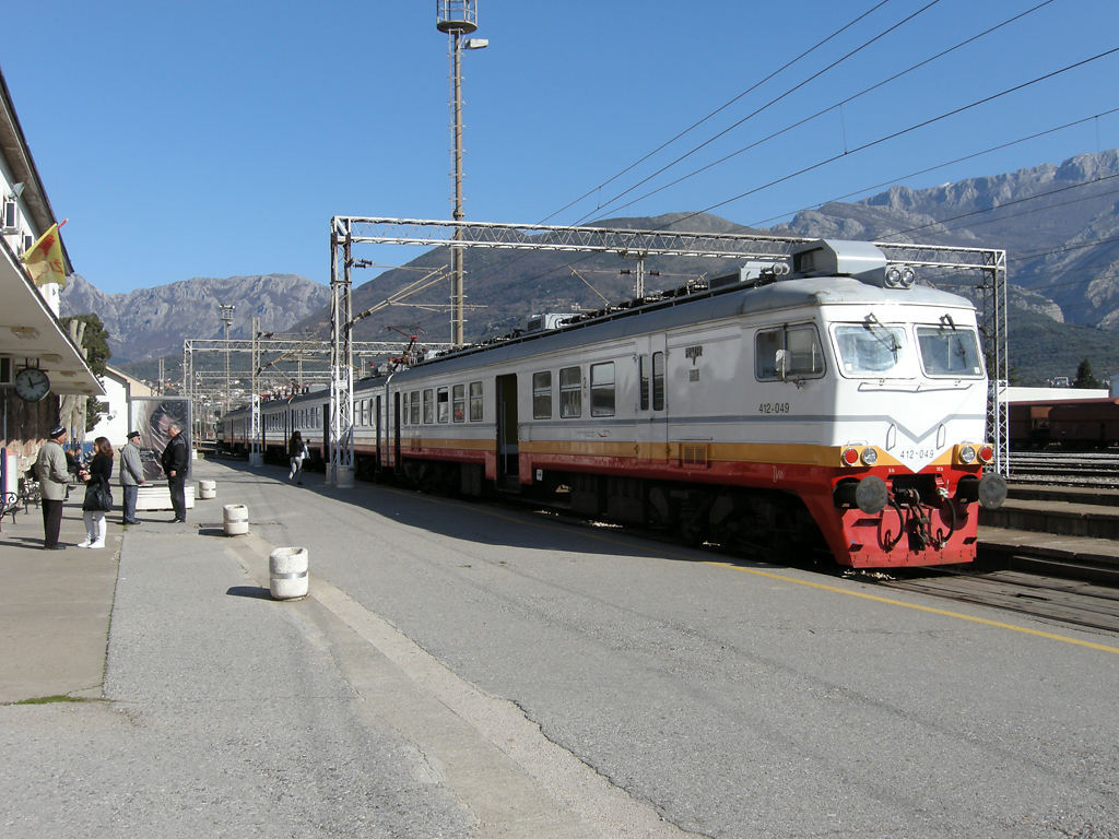 Bahn nach Podgorica