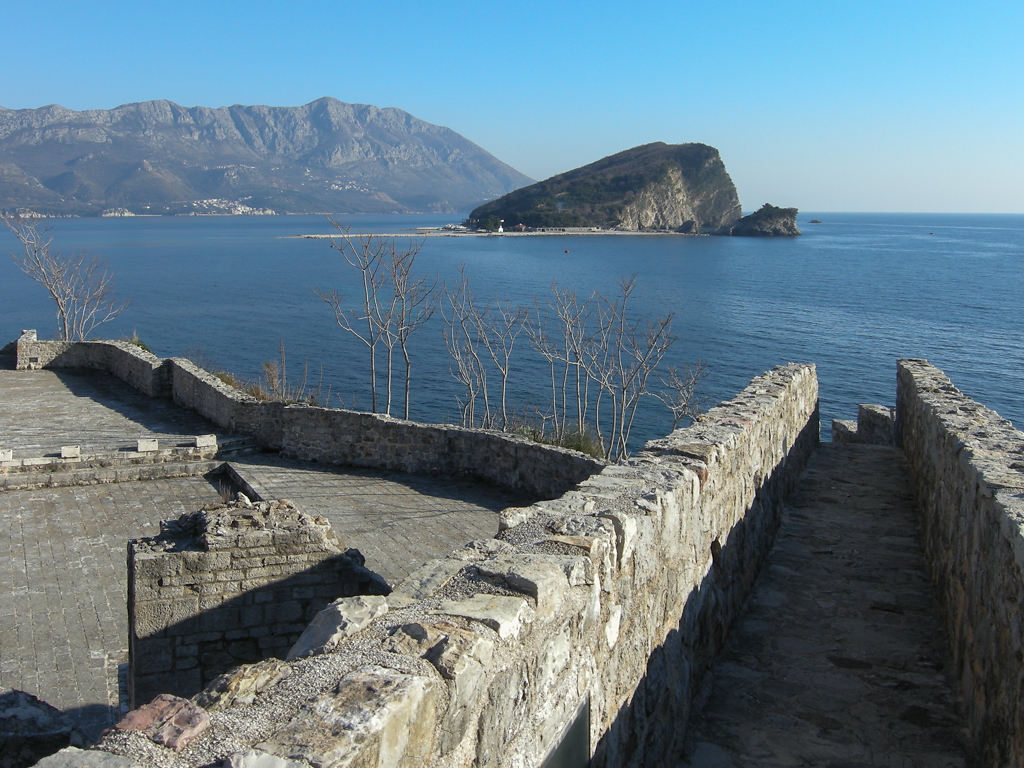 Blick auf Insel Sveti Nikola