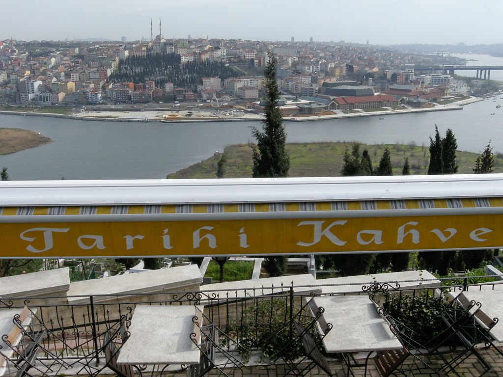 Blick vom Café Pierre Loti in Eyüp