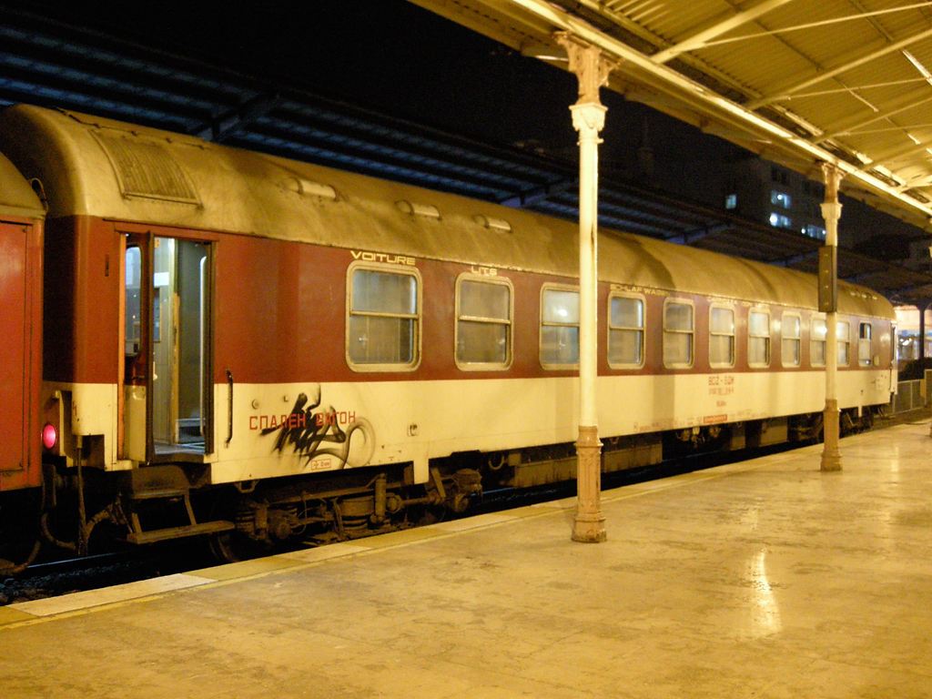 Schlafwagen nach Sofia im Bahnhof Sirkeçi
