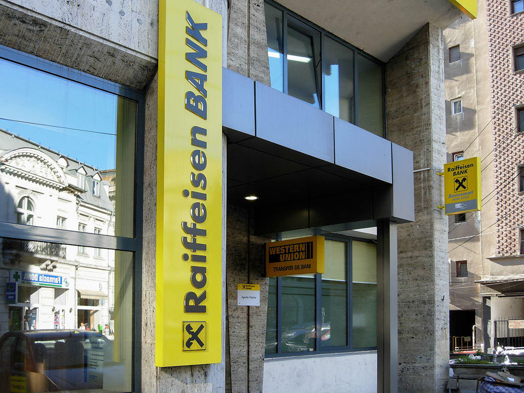 Gebäude der Raiffeisen Bank