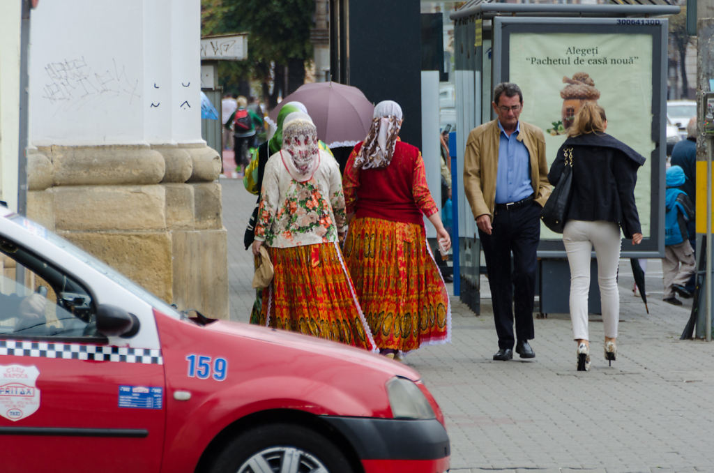 Passanten in Cluj