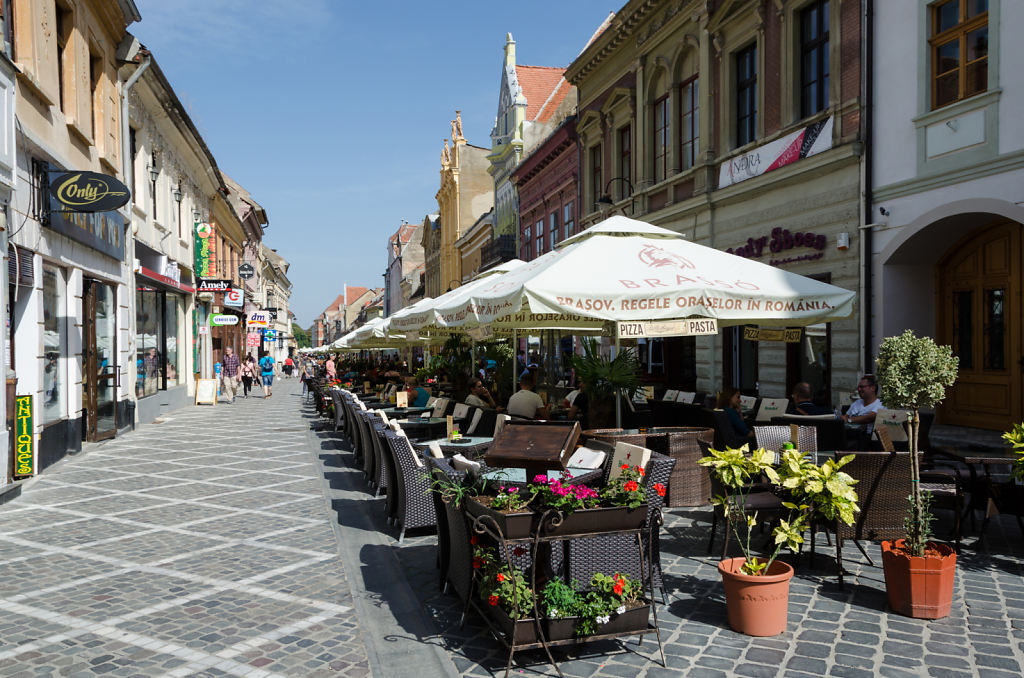 Cafés in der Strada Republicii