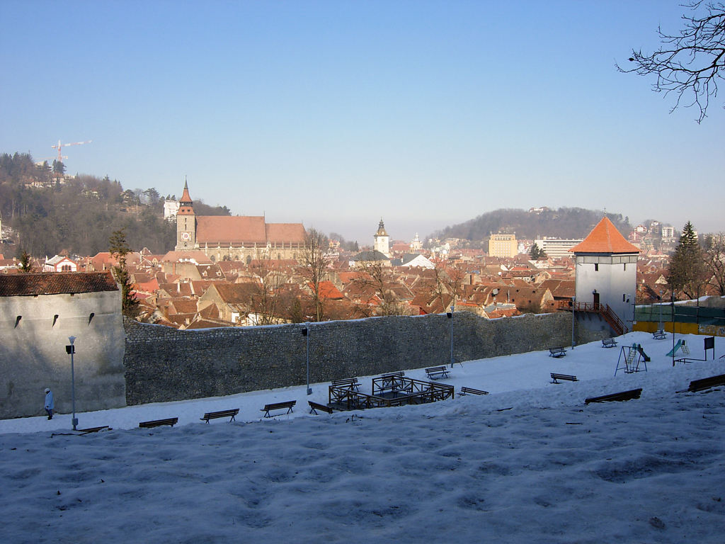 Blick von Bastionul Tesatorilor (Weberbastei)