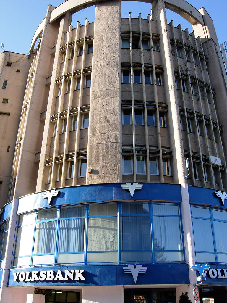 Fassade Volksbank Gebäude