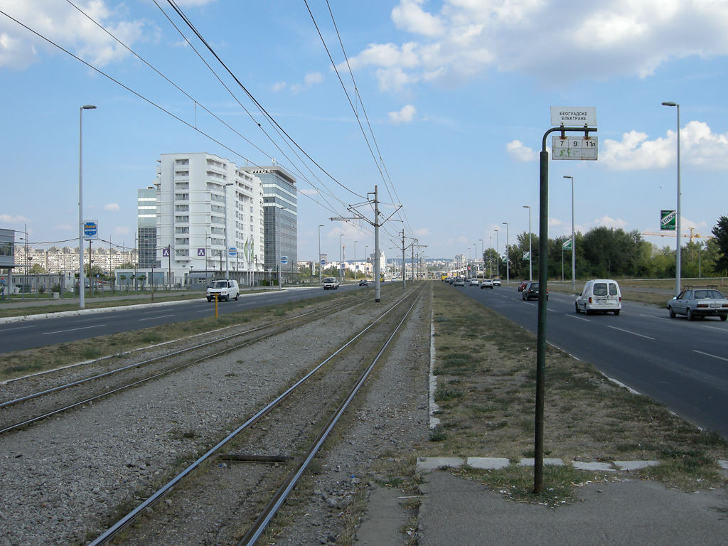 Straßen in Novi Beograd