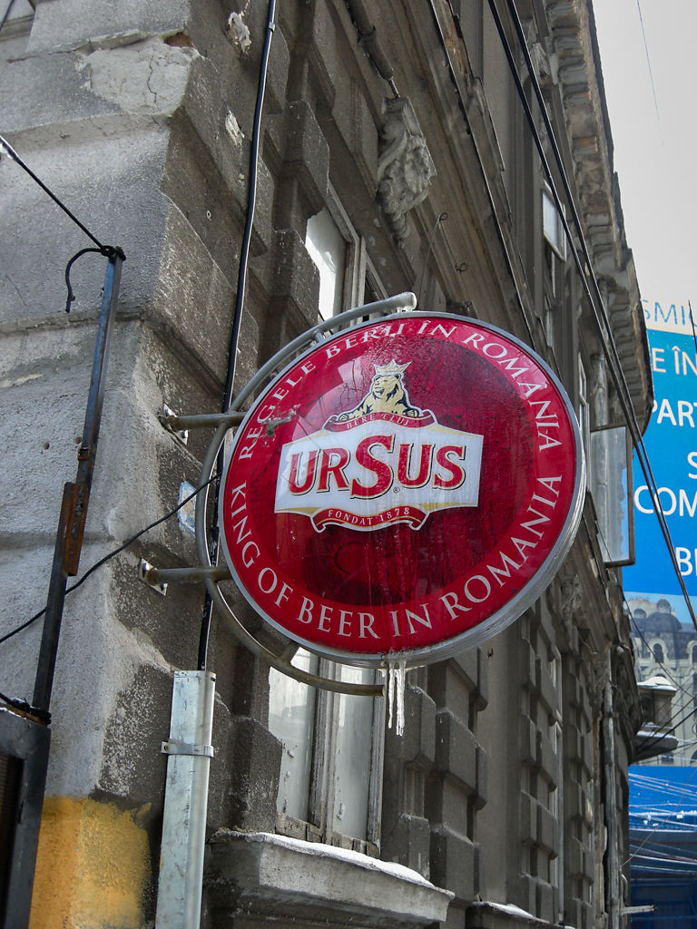 Ursus Bier Werbung