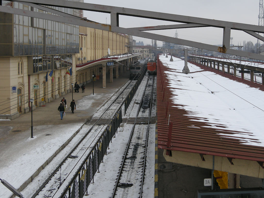 Blick auf den Bahnsteig