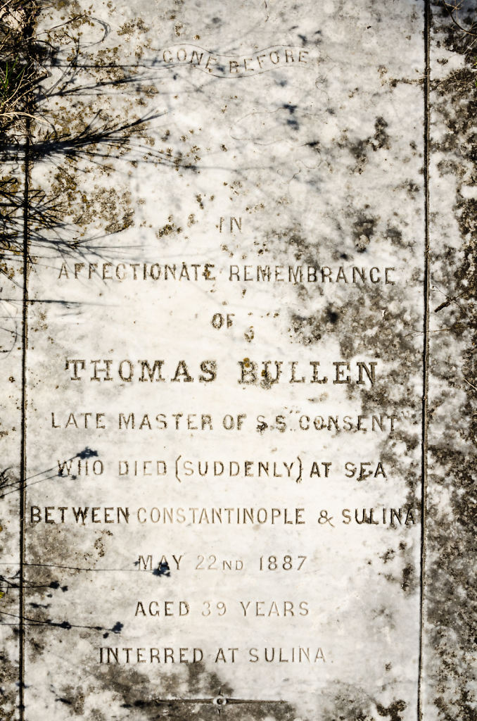 Grabstein von Thomas Bullen