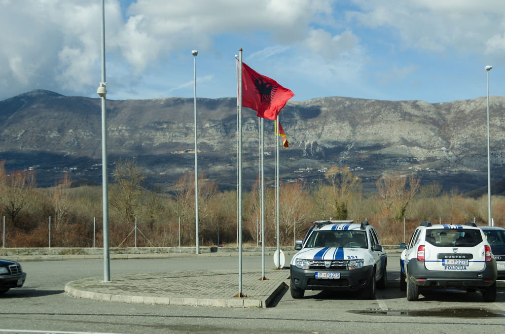 Grenzübergang zu Albanien