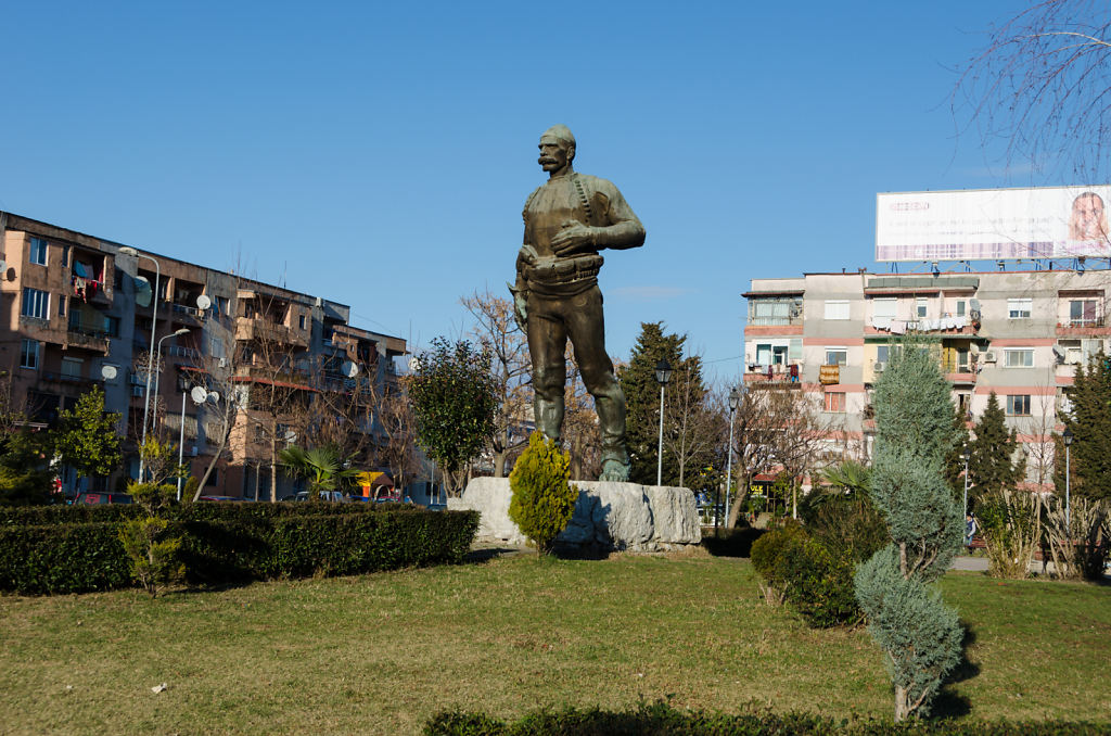 Isa Boletini Statue
