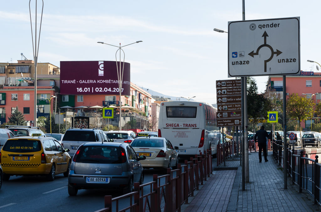 am Weg zum Zentrum