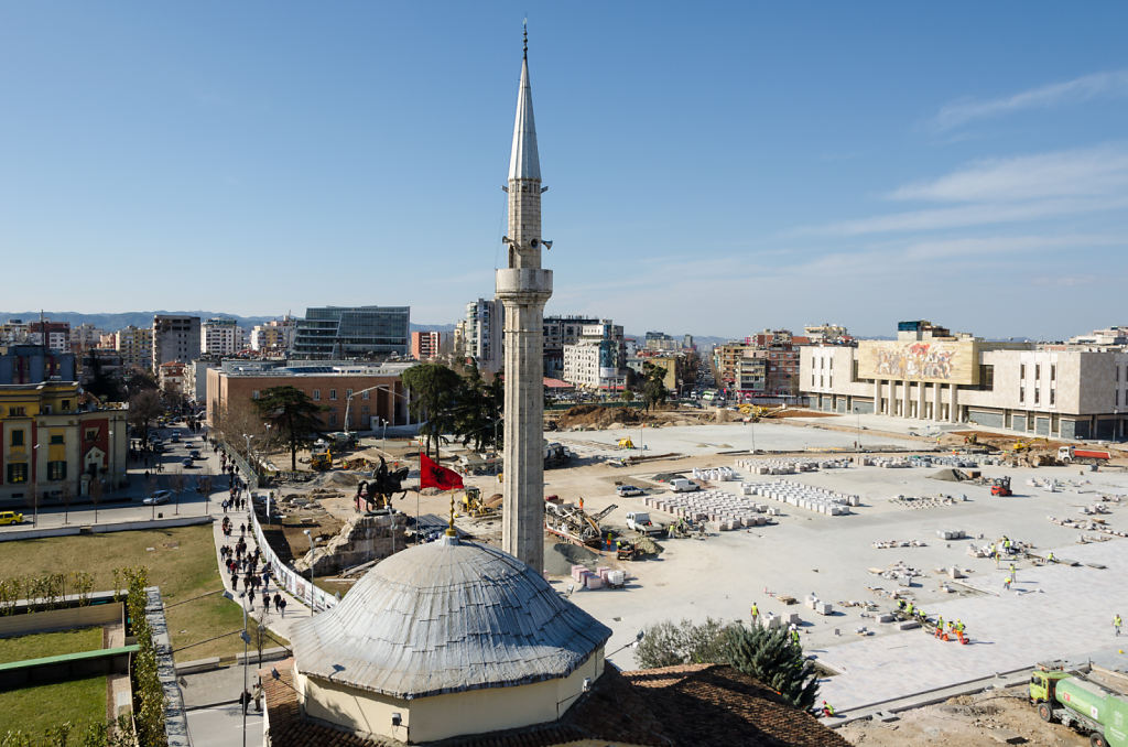 Blick auf Sheshi Skenderbej