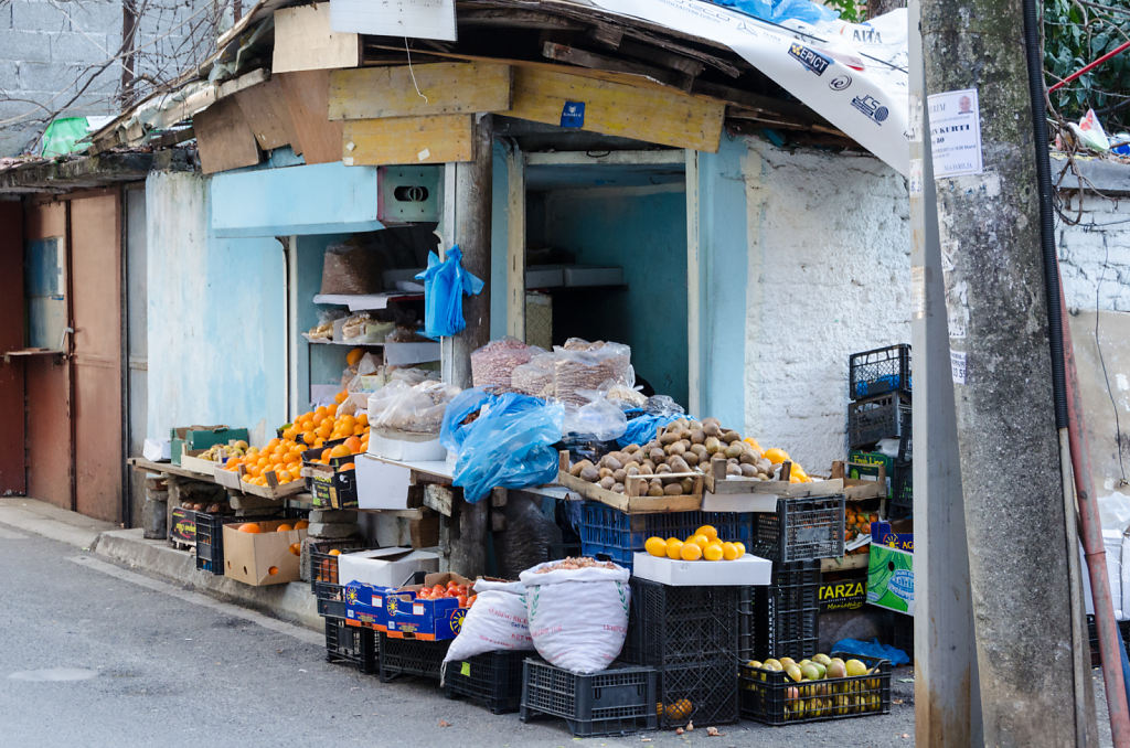 Obst- und Gemüsestand