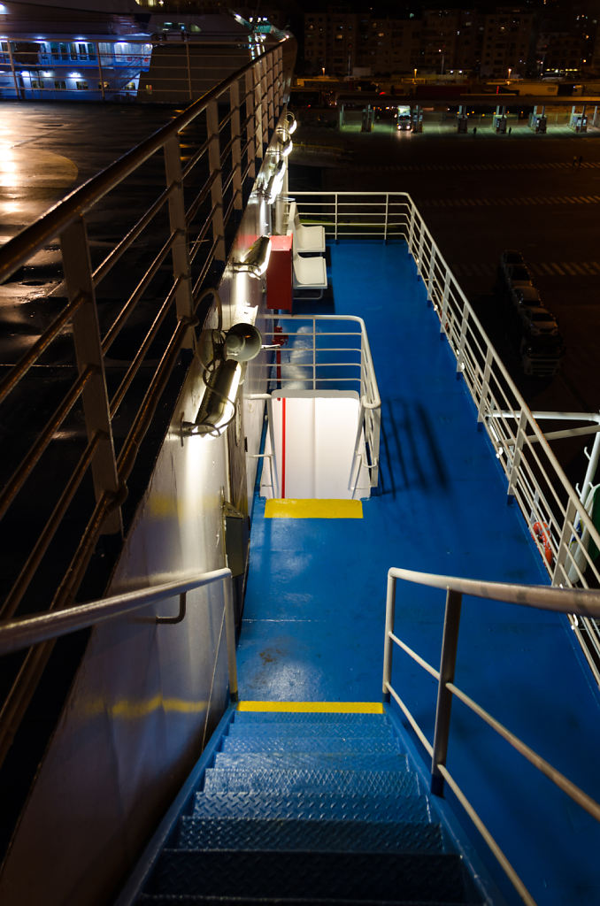 am Oberdeck der AF Marina