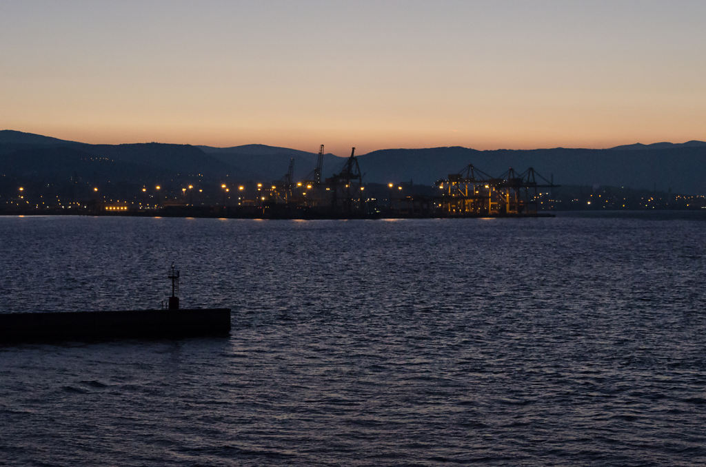 Sonnenaufgang in Triest