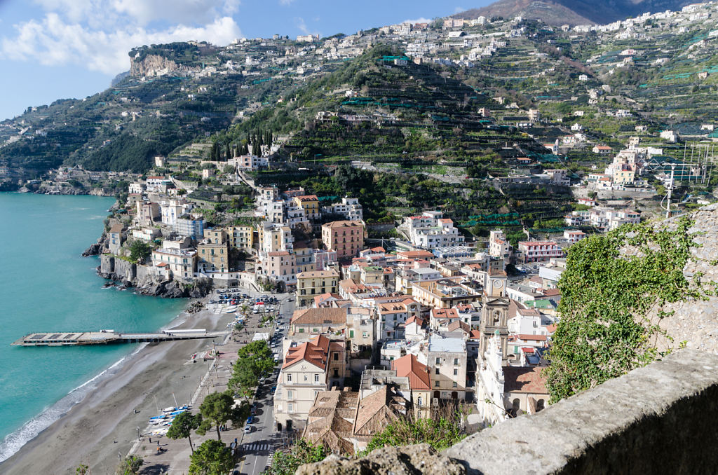 Blick auf Minori