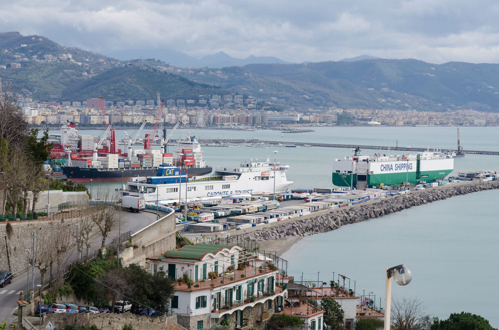 Blick auf Salerno